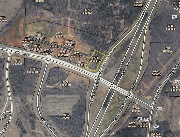 PRICE IMPROVEMENT West Point Land For Sale 3.98 AC: Kia Boulevard , West Point , GA 30240